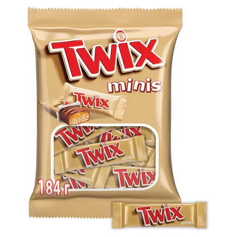 Шоколадные батончики TWIX "Minis", 184 г, 2263