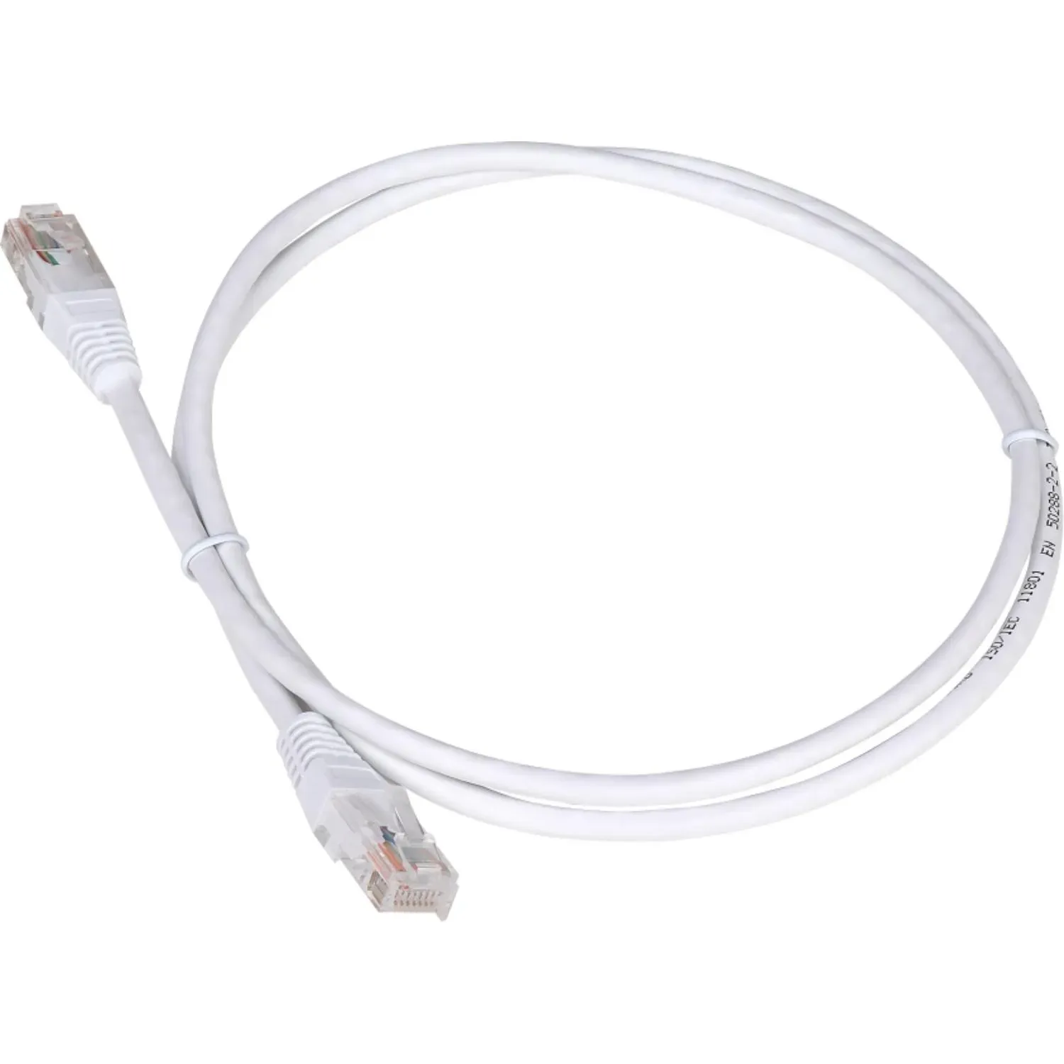 Патч-корд TWT TWT-45-45-0.5-WH UTP кат.5e, 0.5 м, белый