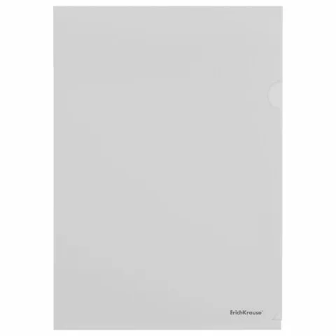 Папка-уголок ERICH KRAUSE "Fizzy Clear", прозрачная, 0,12 мм, 50150
