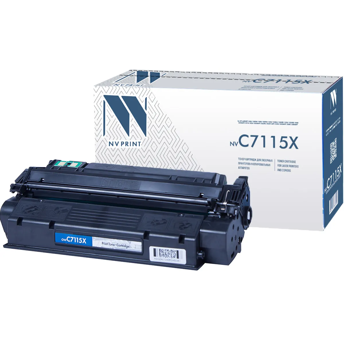 Картридж совм. NV Print C7115X (№15X) черный для HP LJ 1200/1220/3300/3330/3380 (3500стр.) (ПОД ЗАКАЗ)