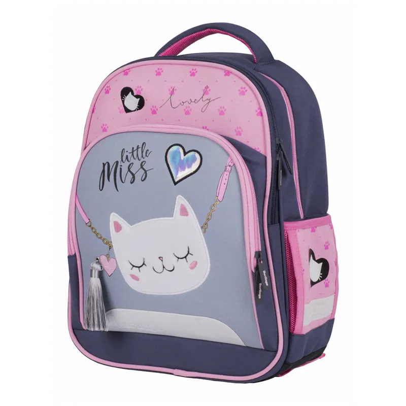 Ранец Berlingo облегченный Flash "Cat-purse" 37*28*15 см, 2 отд, 3 кармана, анатомическая спинка