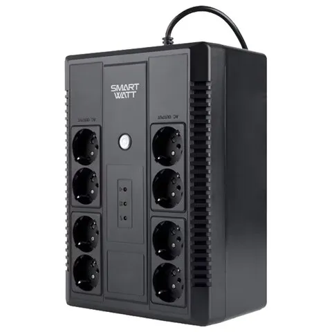 Источник бесперебойного питания SMARTWATT UPS SAFE PRO 650, 650 ВА (390 Вт), 8 розеток, 3703020270004