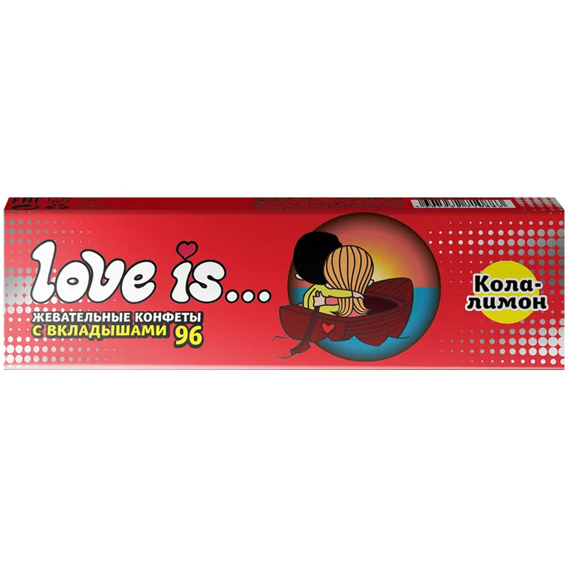 Жевательная конфета  Love is…, кола-лимон, 25г