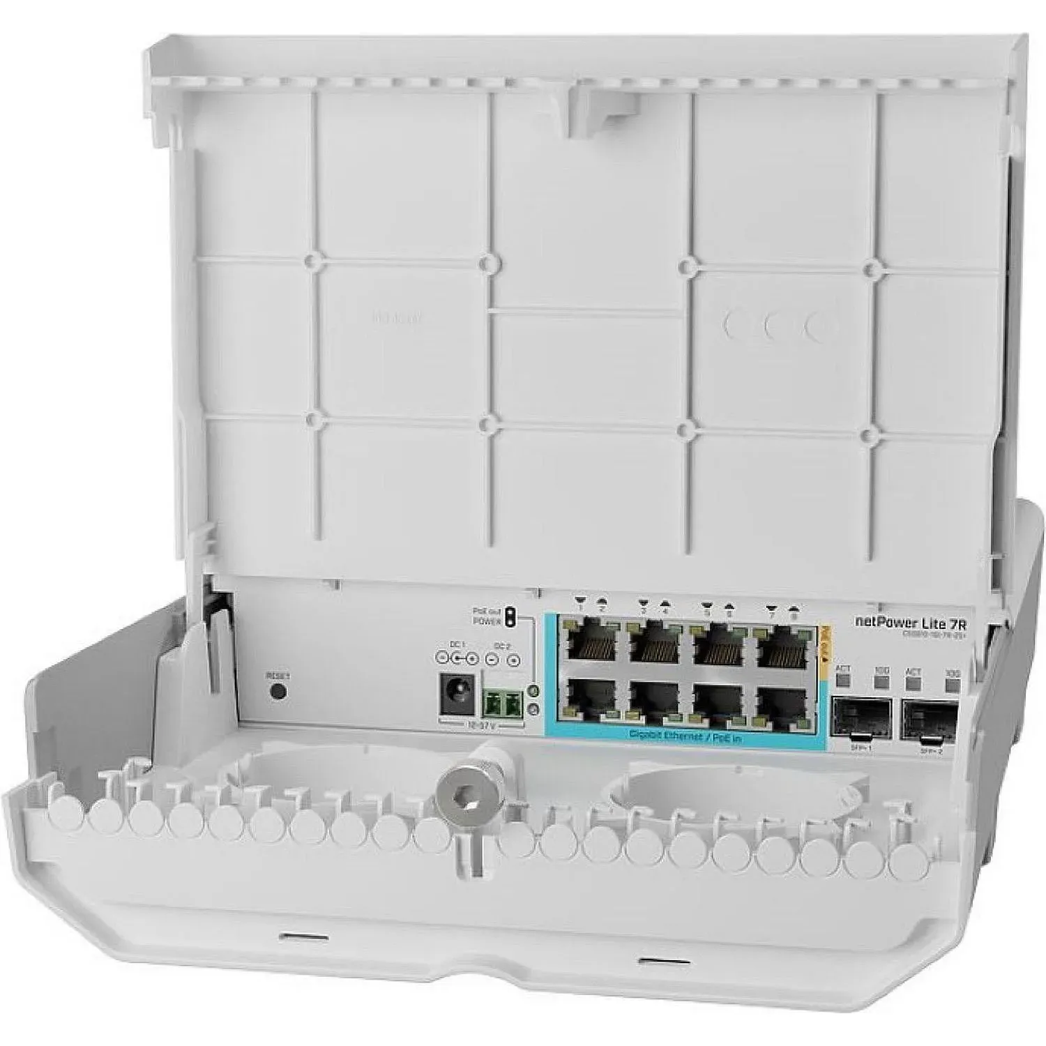 Коммутатор MikroTik netPower Lite 7R (CSS610-1GI-7R-2S+OUT) уличный