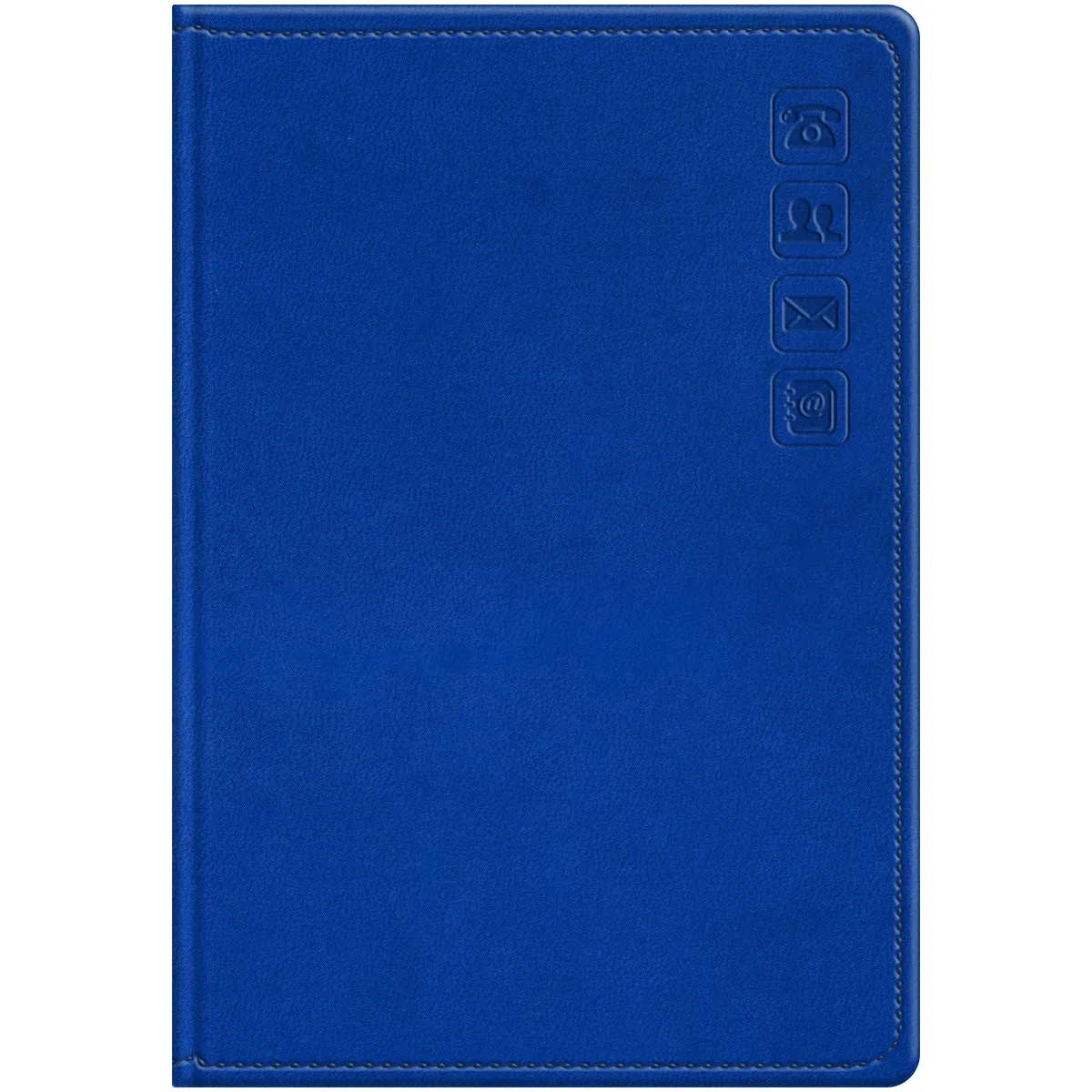 Телефонная книга А5, 80л., кожзам, BG "Winner. Bright blue", с вырубкой