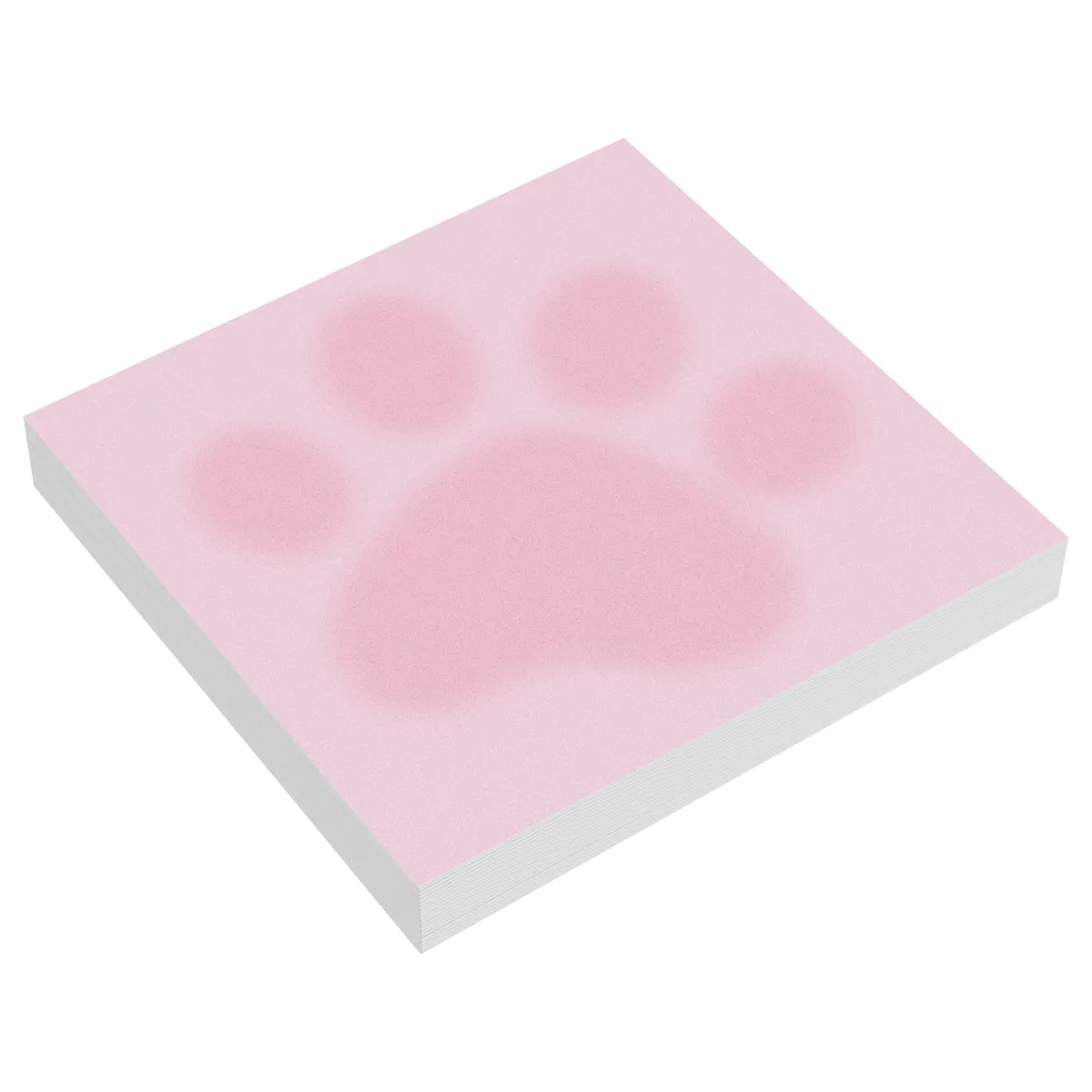 Блок для записей MESHU "Paw", 8,5*8,5см, 100л., на склейке