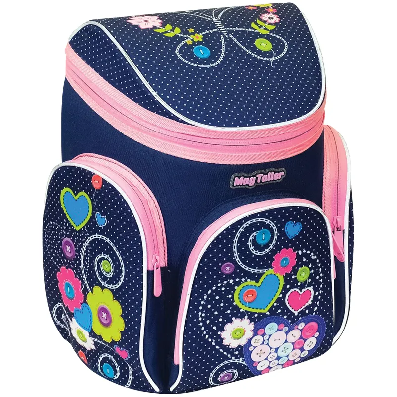 Ранец MagTaller Boxi "Hearts" 38*29*19см, 1 отделение, 3 кармана, эргономичная спинка