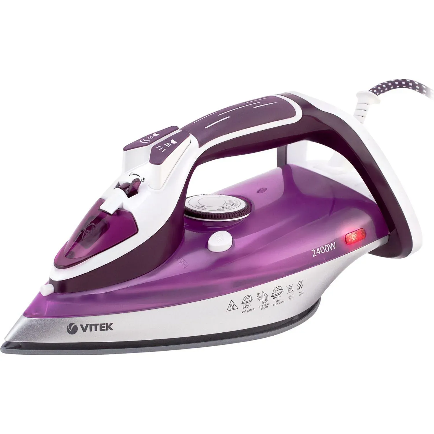 Утюг Vitek VT-1246 2400Вт фиолетовый