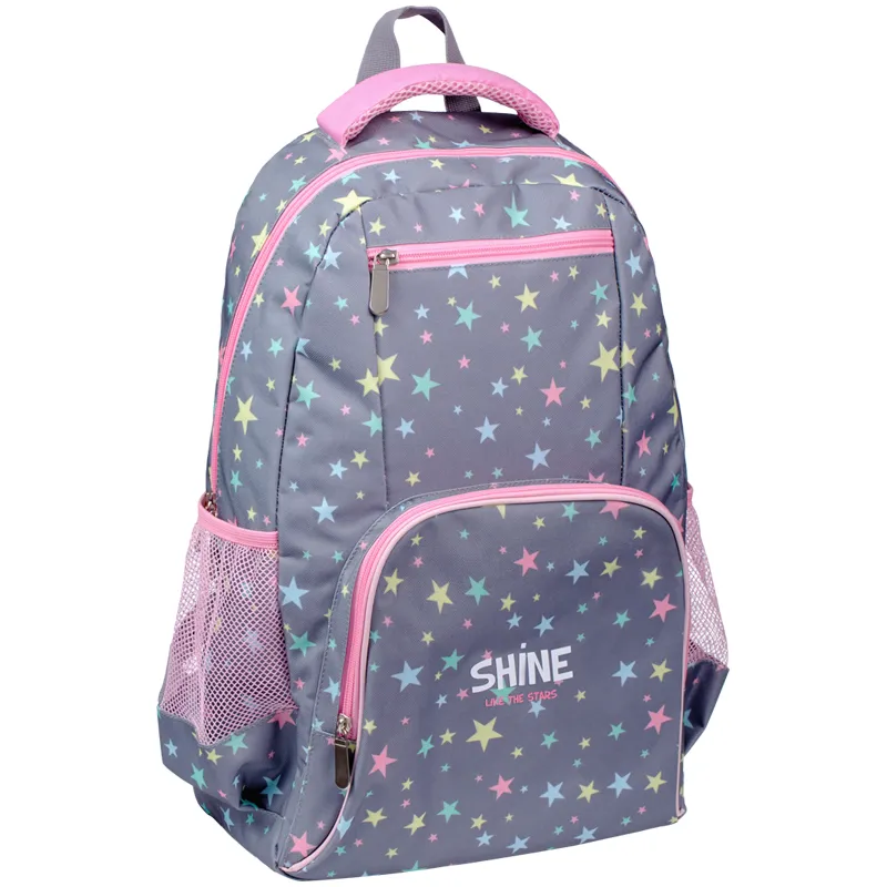 Рюкзак ArtSpace School "Shine", 44*31*16см, 1 отделение, 4 кармана, уплотн. спинка
