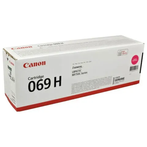 Картридж лазерный CANON (069HM) i-SENSYS LBP673Cdw/MF752Cdw/MF754Cdw, пурпурный, ресурс 5500 стр., ОРИГИНАЛЬНЫЙ, 5096C002