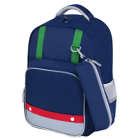 Рюкзак BRAUBERG KIDS MODE с пеналом в комплекте, 1 отделение, "Color mood", 39х28x15 см, 273126