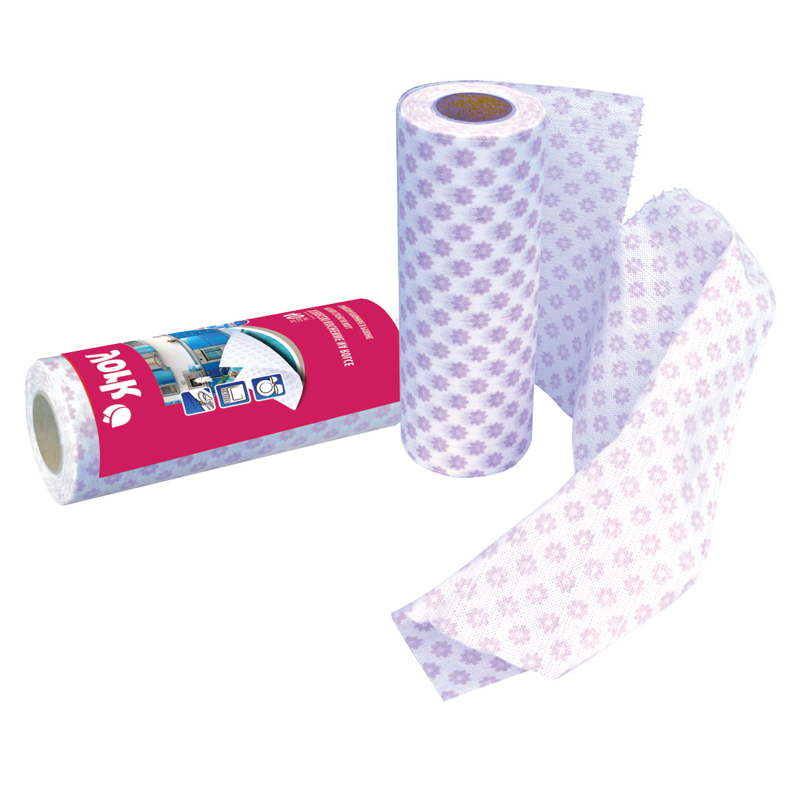 Салфетка для уборки York "Премиум", 25*40см с рисунком, 40шт., в рулоне