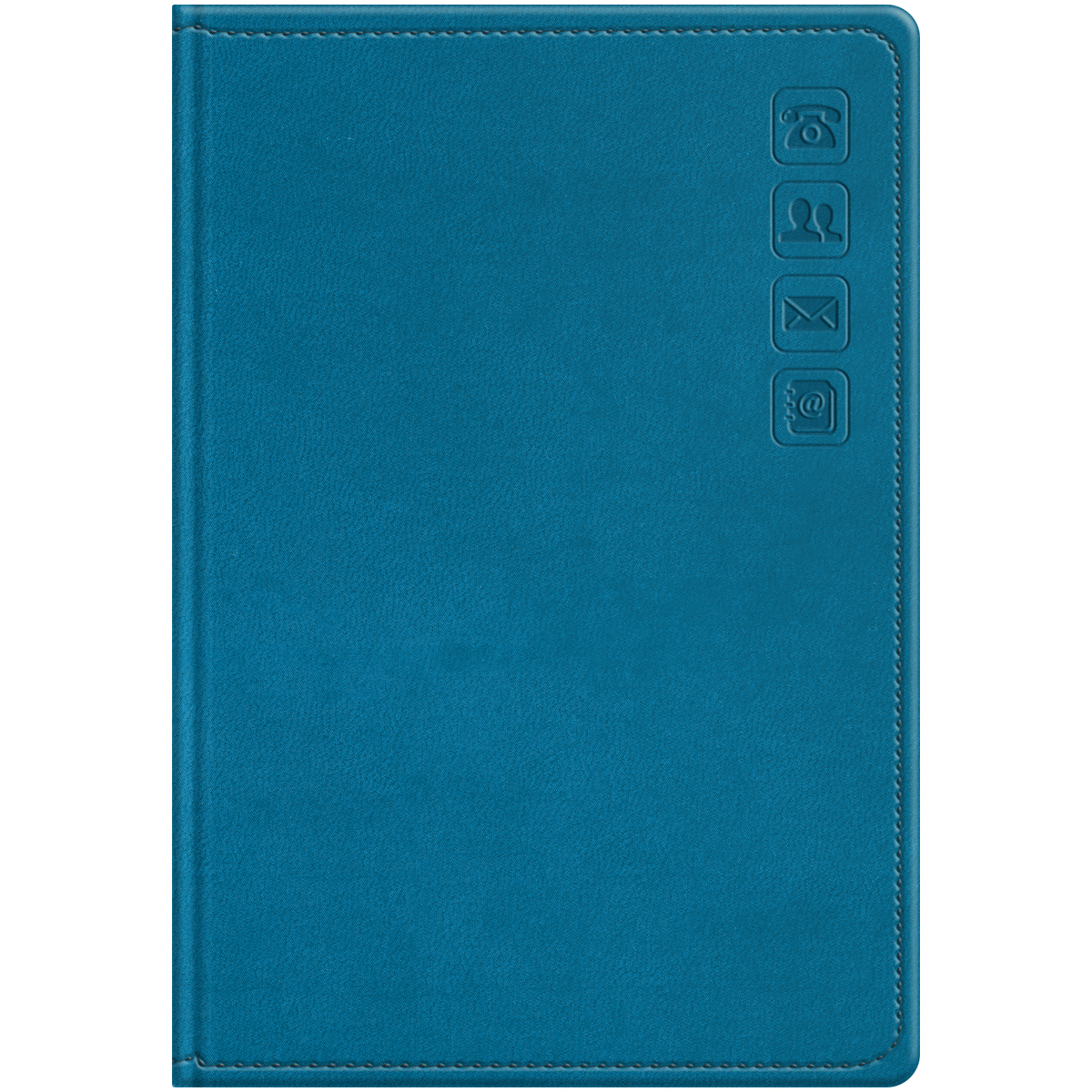 Телефонная книга А5, 80л., кожзам, BG "Winner. Dark teal", с вырубкой