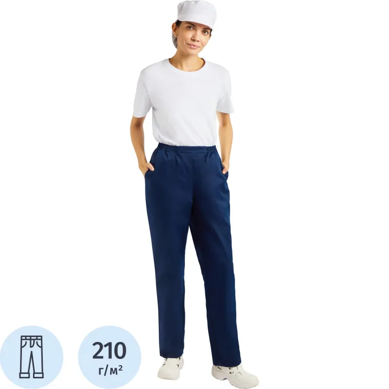 Брюки универсальные у17 ХАССП (бр) син 88-92/158-164