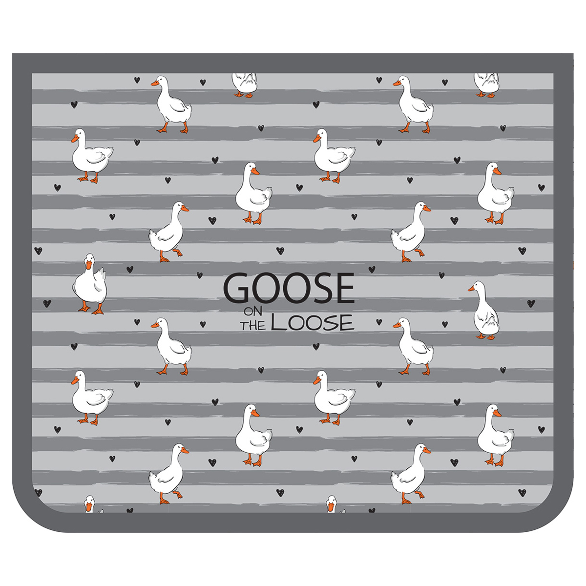 Папка для тетрадей 1 отделение, ArtSpace "Geese", А5, пластик, на молнии