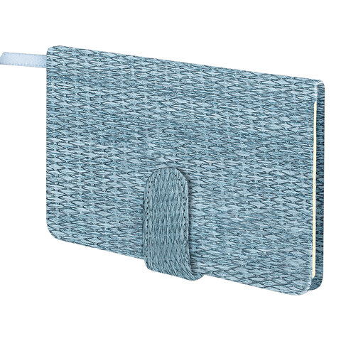 Еженедельник датированный 2025 МАЛЫЙ ФОРМАТ 95х155 мм А6, BRAUBERG "Augustus", под кожу, серый, 115976