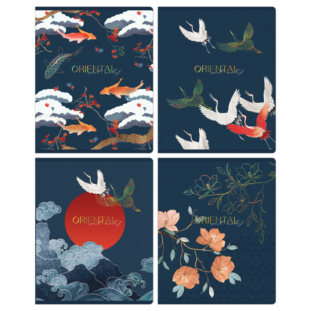 Тетрадь 48л., А5, клетка Greenwich Line "Улучшение", матовая ламинация, тиснение фольгой, 70г/м2