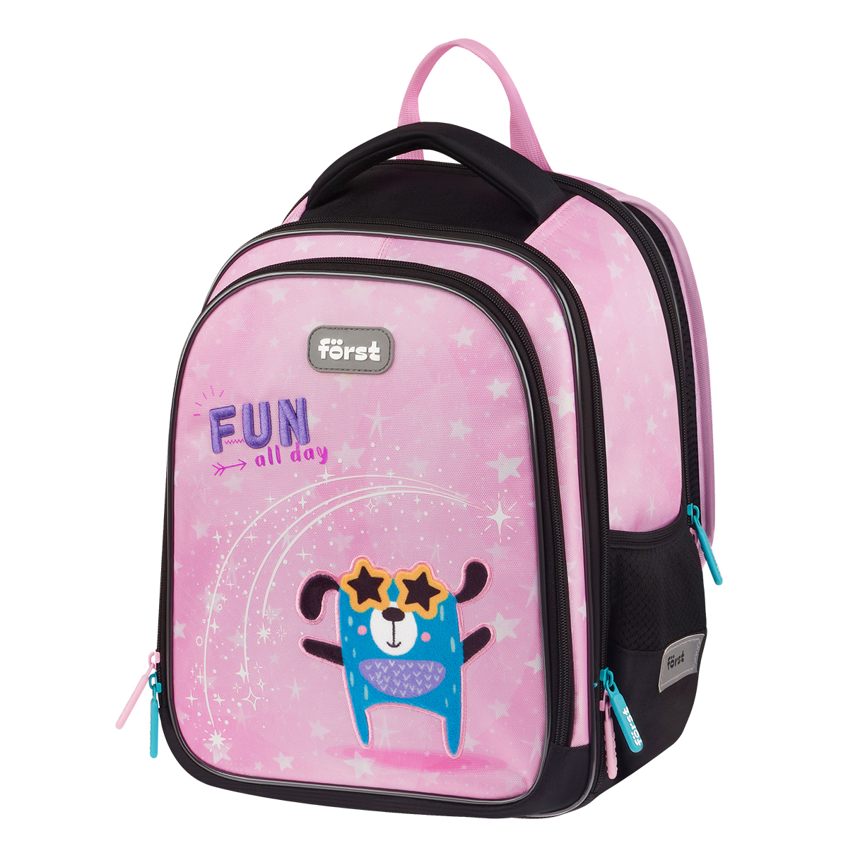 Рюкзак Först F-Cloud "FUN" 37*28,5*16,5см, 3 отделения, 3 кармана, анатомическая спинка
