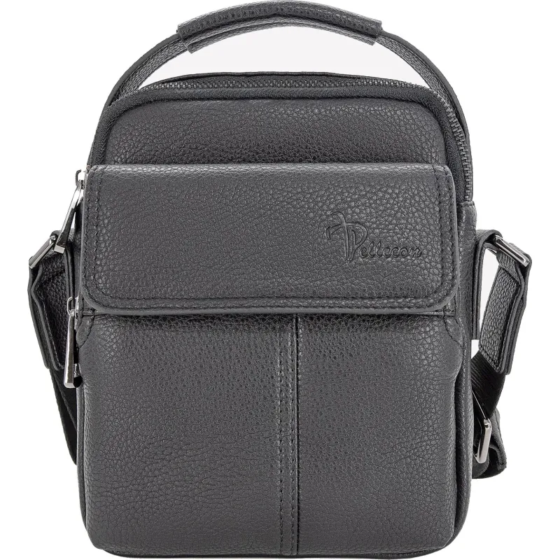 Сумка мужская Пеллекон черный арт.812-81764-1