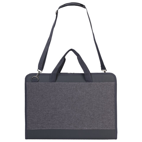 Папка сумка для рисунков и чертежей каркасная А3 (35х47 см), экокожа, BRAUBERG ART CLASSIC, 272989