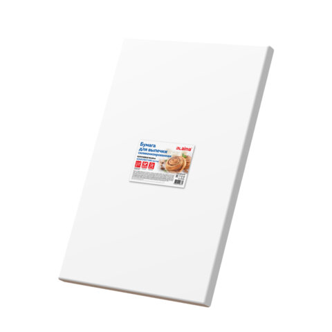 Бумага для выпечки силиконизированная в листах 40 см x 60 см КОМПЛЕКТ 500 штук, цвет коричневый, LAIMA, CH, 609590