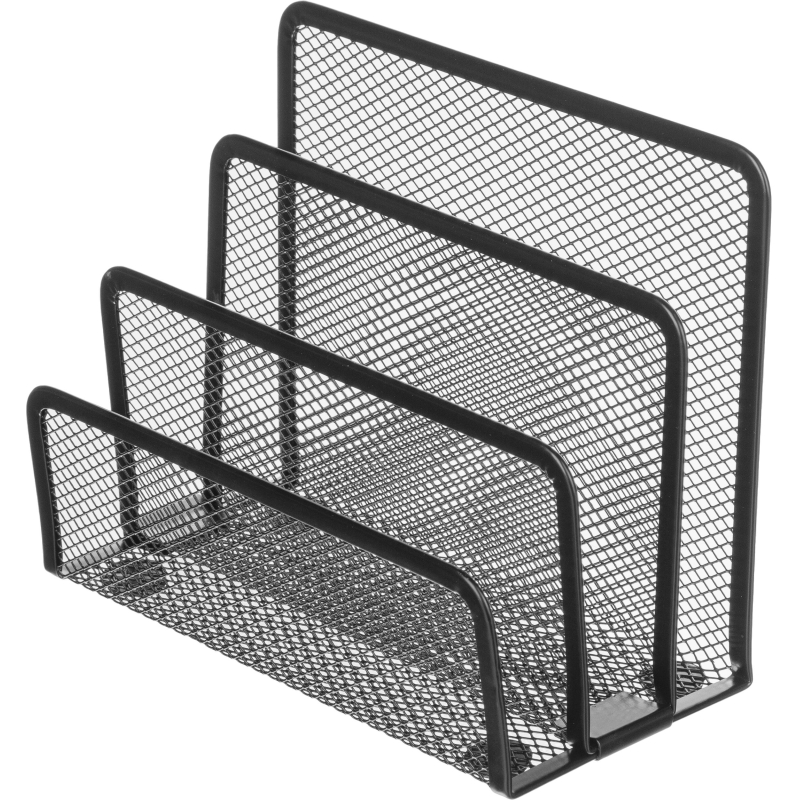 Лоток вертикальный Attache 3х секц для бумаг и писем,мет сетка,выс135мм чрн