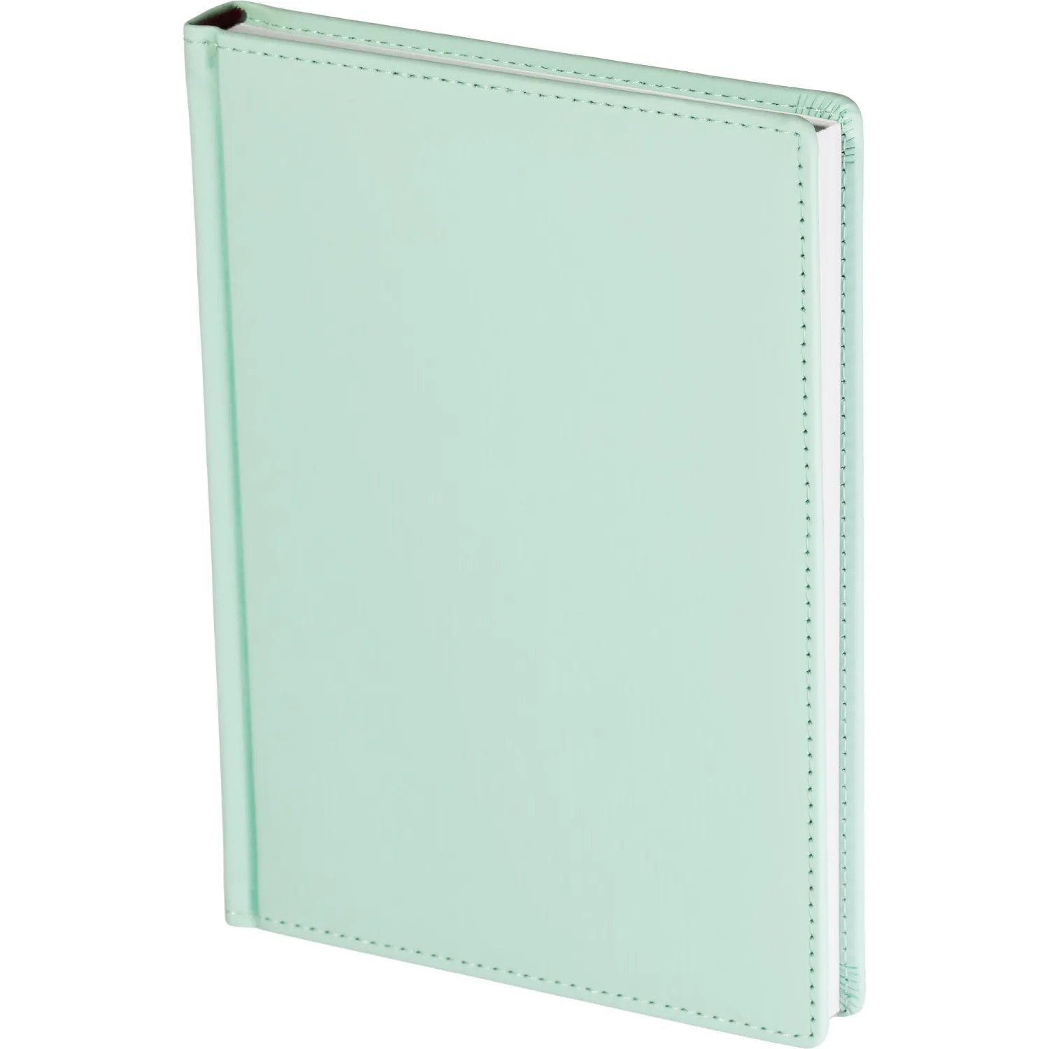 Ежедневник недатированный А5+, 136л, Velvet зефирный мятный 3-115/36