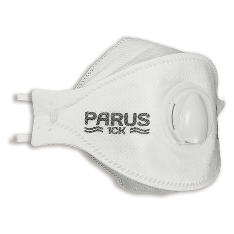 Респиратор противоаэрозольный, базовый класс защиты FFP1, с клапаном, PARUS 1СК, 1222202