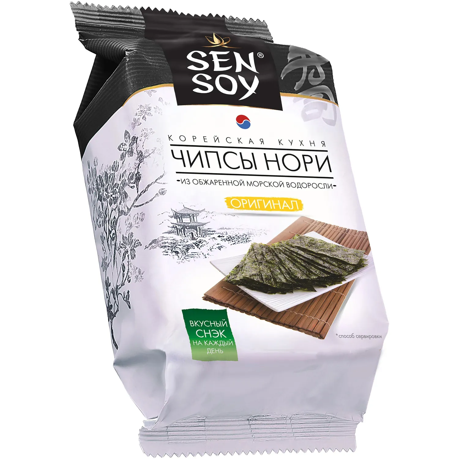 Чипсы-нори СЭНСОЙ  Original 4,5гx18шт/уп