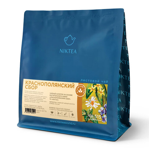 Чай листовой NIKTEA "Краснополянский сбор" травяной, 200 г, TNIKTE-GP0012