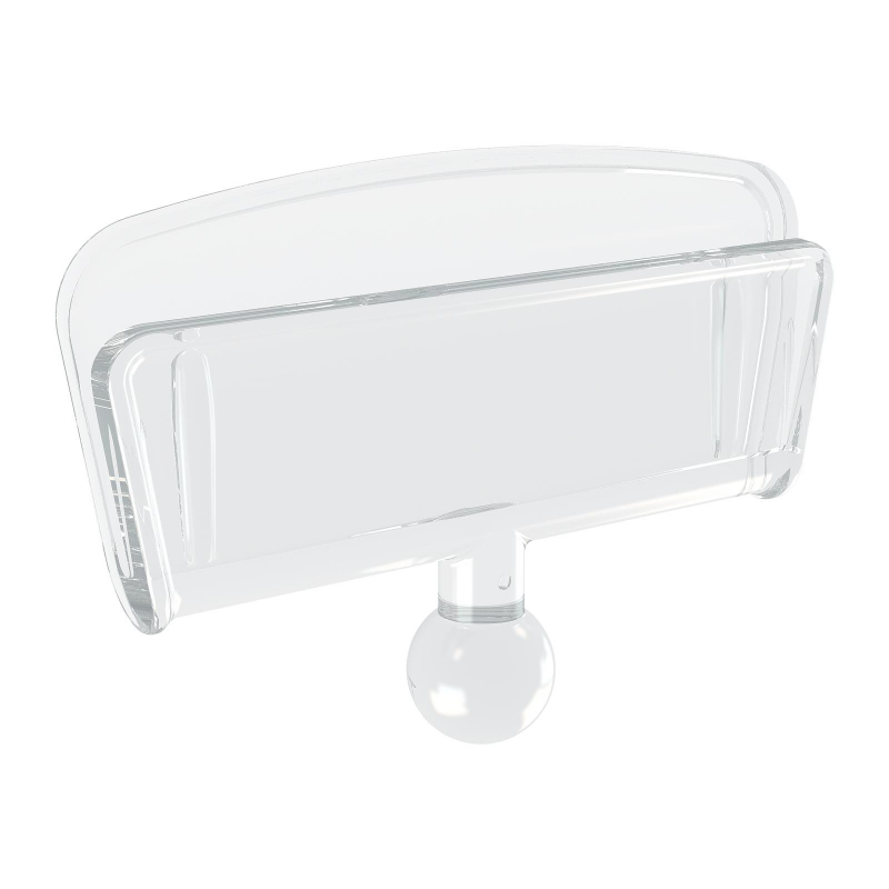 Ценникодержатель на круглой подставке со штангой, выс.10см, ш.38мм,10шт/уп