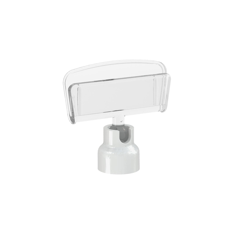 Ценникодержатель на круглой магнит. подставке, 10шт/уп,проз