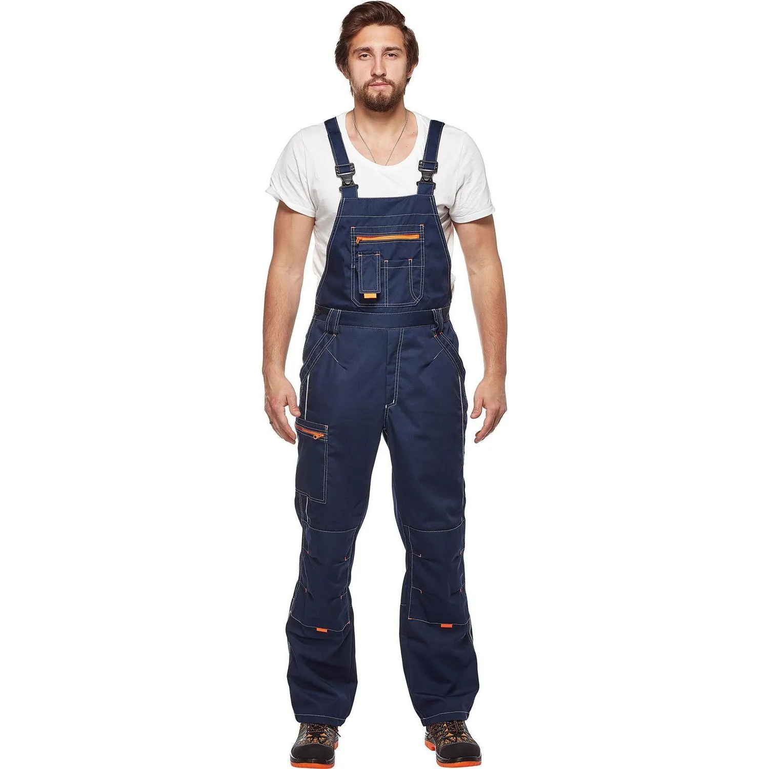 Полукомбинезон лет муж л34 т.син/вас 104-108/170-176 (мод.ПОЛ208)