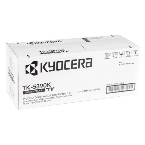 Тонер-картридж KYOCERA (TK-5390K) ECOSYS PA4500cx, черный, ресурс 18000 страниц, оригинальный, 1T02Z10NL0