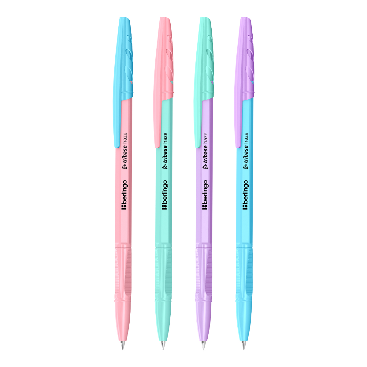 Ручка шариковая Berlingo "Tribase haze" синяя, 0,7мм