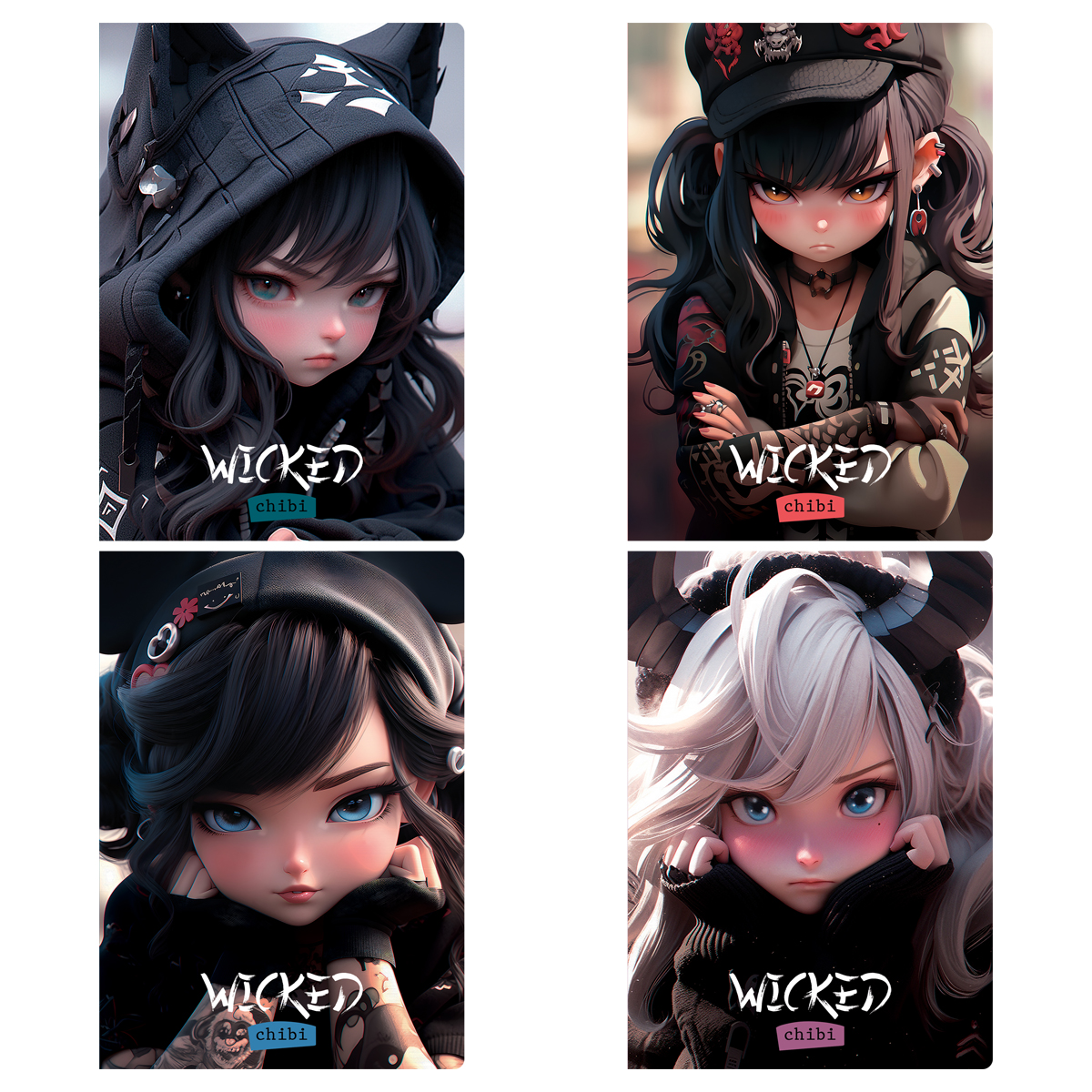 Тетрадь 40л., А5, клетка MESHU "Сhibi", матовая ламинация, ЕВРО