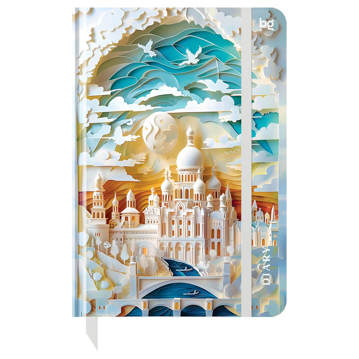 Ежедневник недатированный А5, 136л., 7БЦ BG "Paper Art. Istanbul", матовая ламинация, выборочный лак