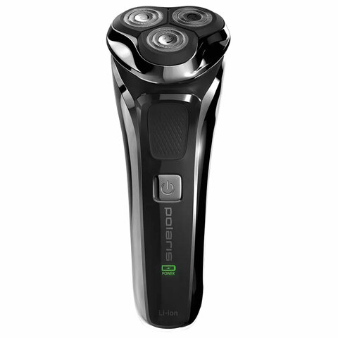 Электробритва POLARIS PMR 0305R PRO 5, 3 головки, аккумулятор, сухое и влажное бритье