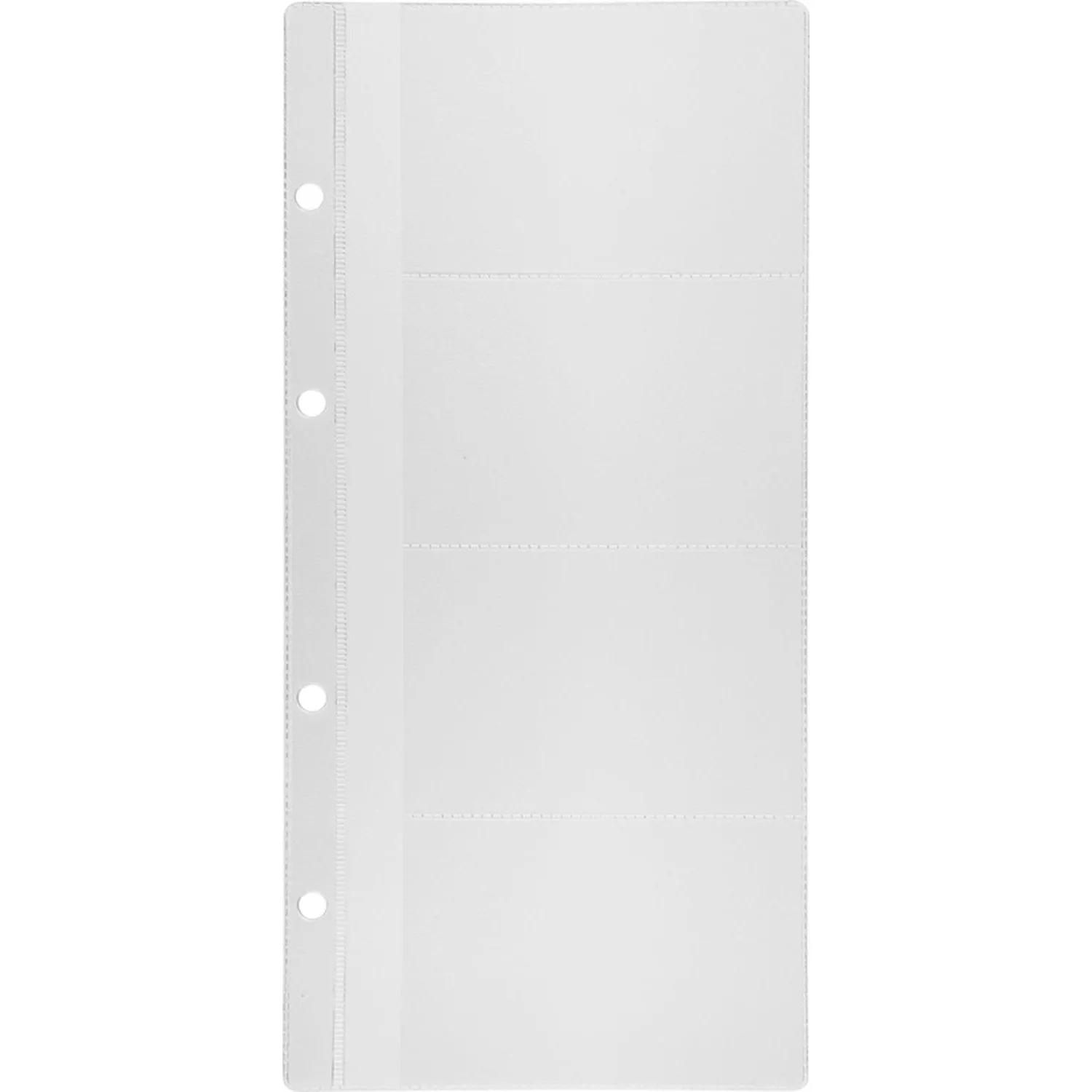 Вкладыш для визитниц на 4 карточки, 60х98 мм, для арт 202450 1045/4