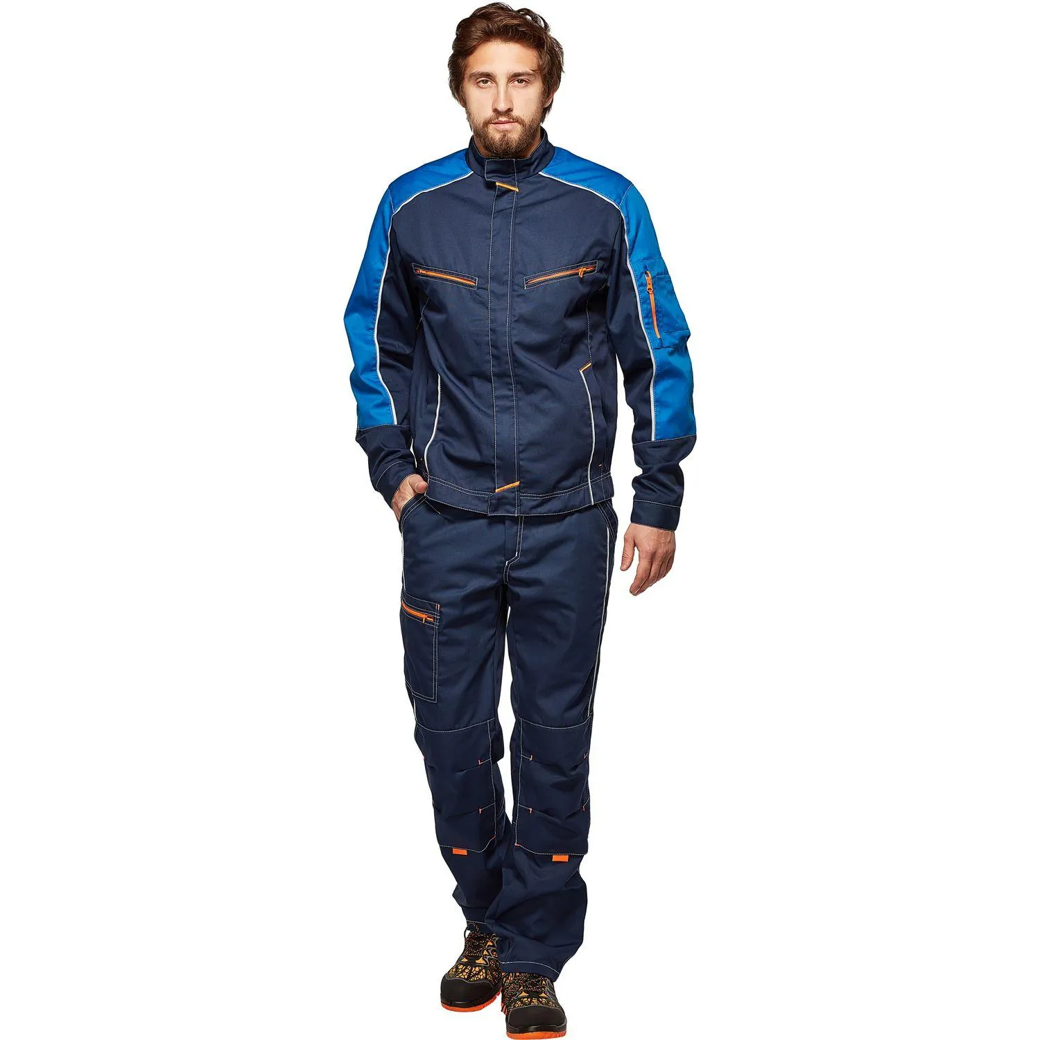 Куртка лет муж л34 т.син/вас 120-124/170-176 (мод.КУР208)