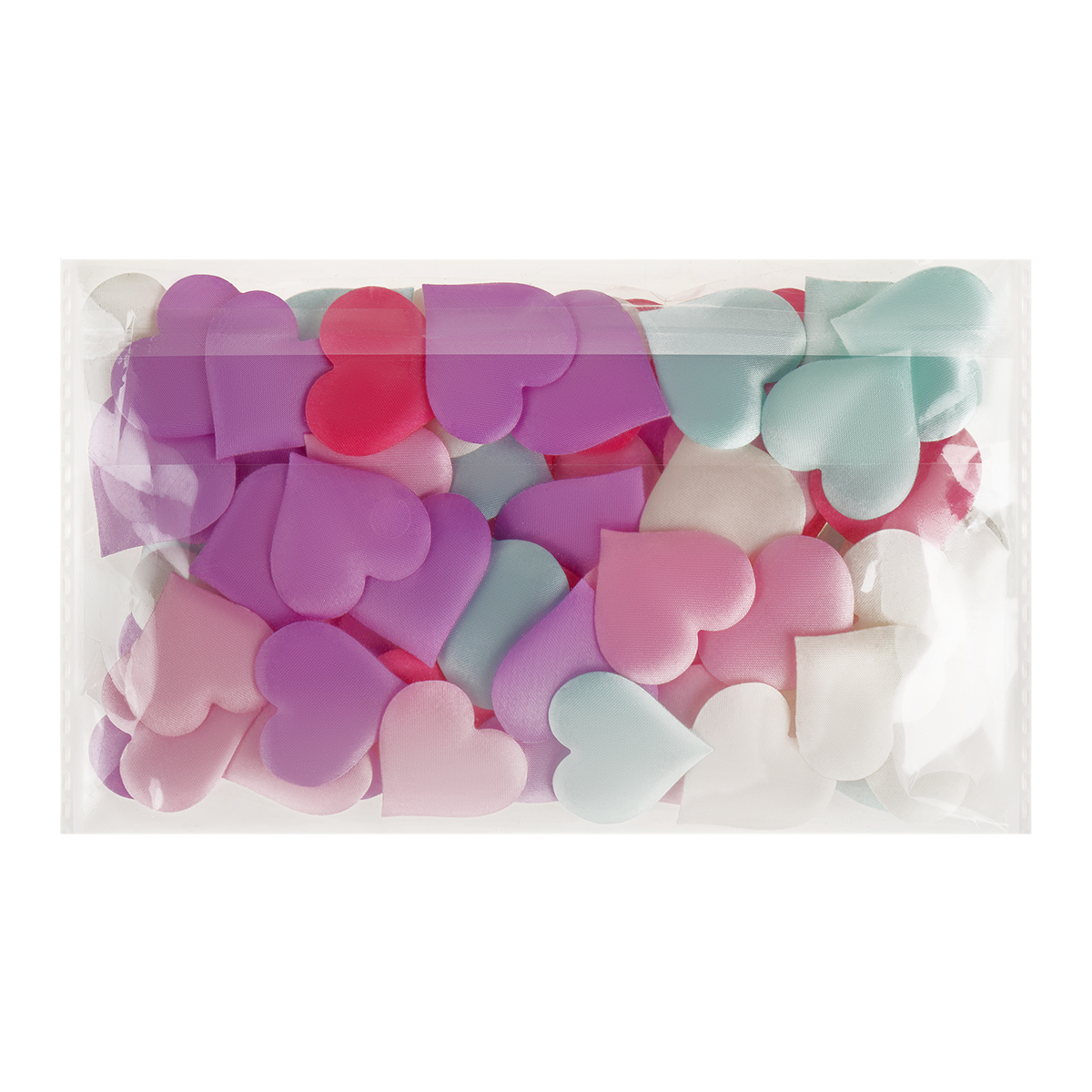 Наполнитель для подарков, 3см, "Bright hearts", MESHU, 100шт., ассорти