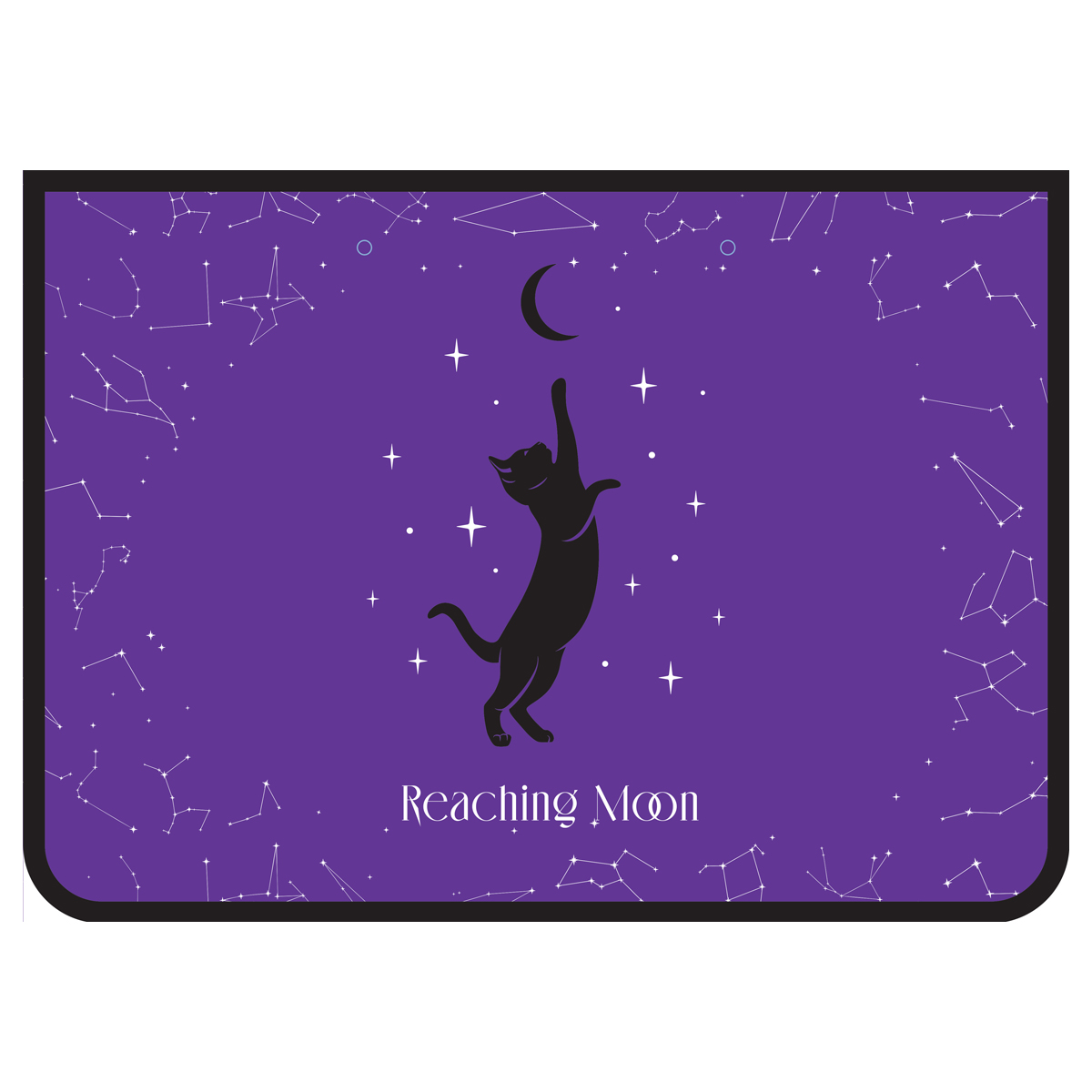 Папка с ручками А4 ArtSpace "Get the Moon", пластик, на молнии, 45мм