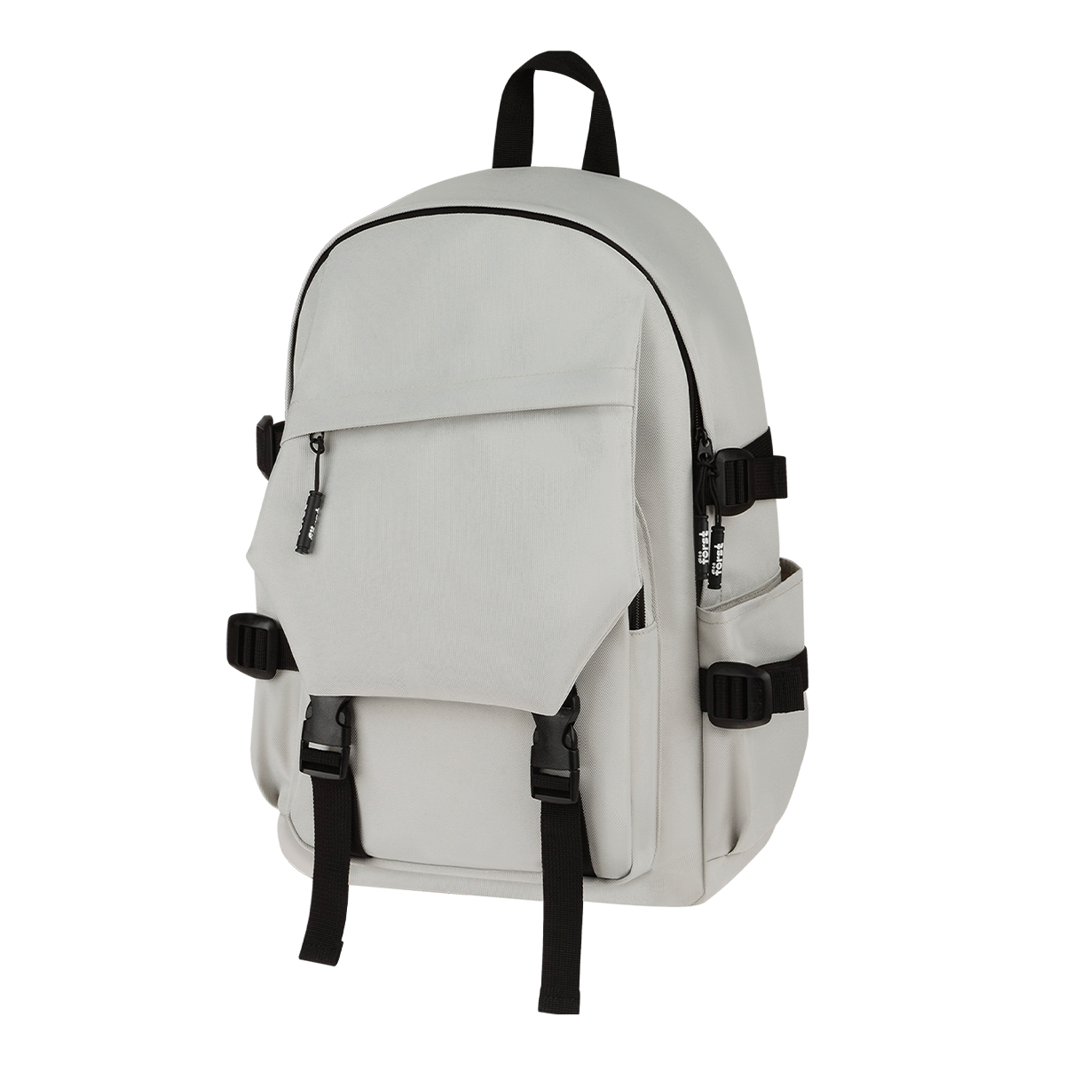 Рюкзак Först F-City "Gray Vibe" 43,5*28*16см, 1 отделение, 5 карманов, уплотненная спинка