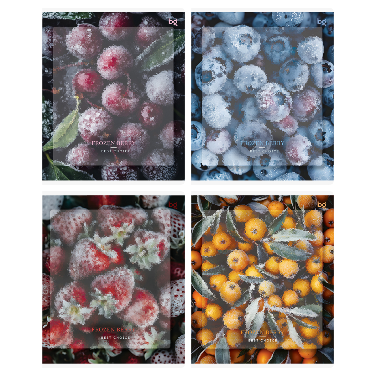 Тетрадь 48л., А5, клетка BG "Frozen berry", матовая ламинация