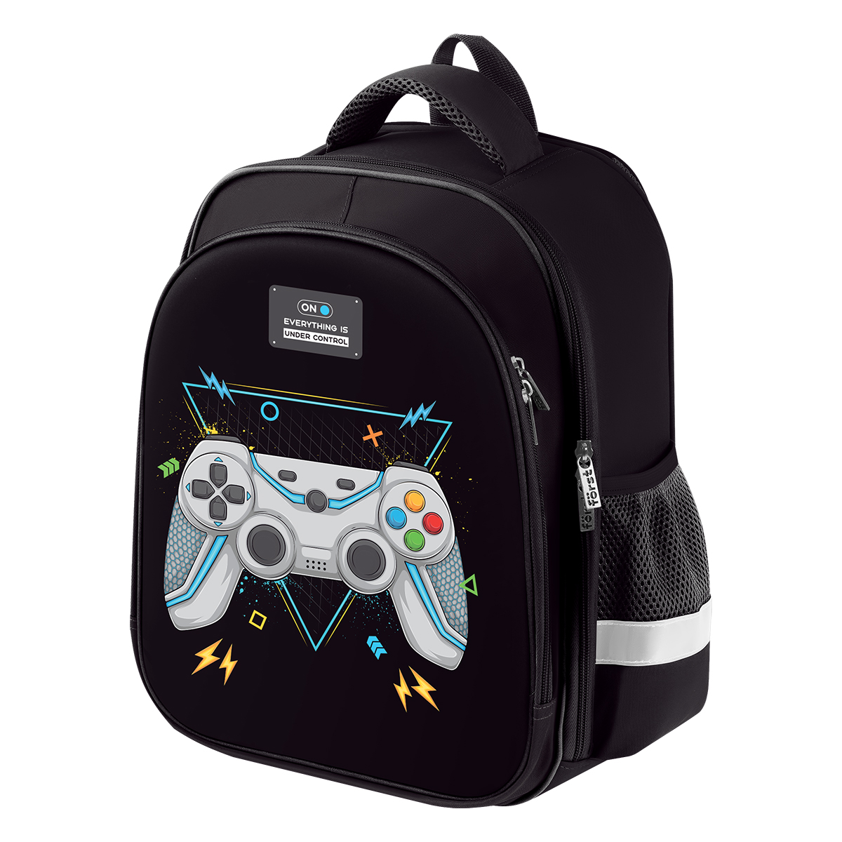 Ранец Först School Light "Computer games" 35*29*12см, 2 отделения, 2 кармана, анатомическая спинка