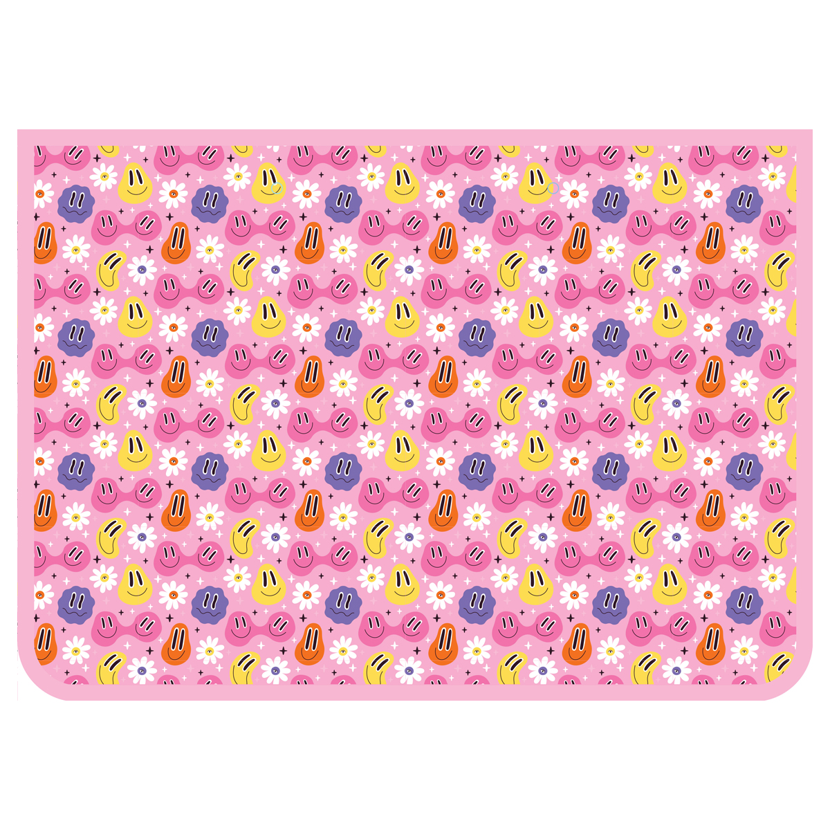 Папка с ручками А4 ArtSpace "Smile", пластик, на молнии, 45мм