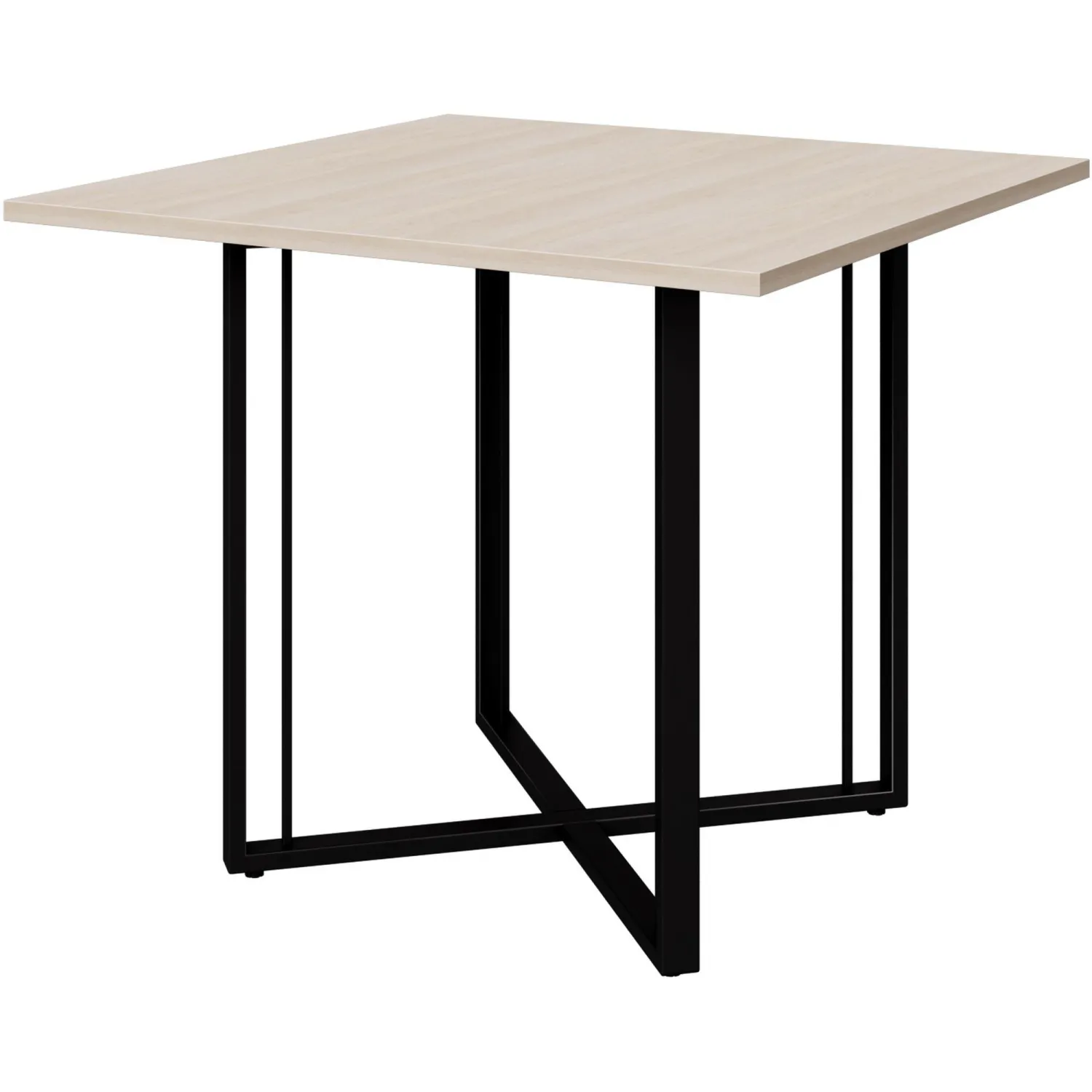 Стол переговорный K-Loft Director 241S013  900х900х752 дуб сканд/черный