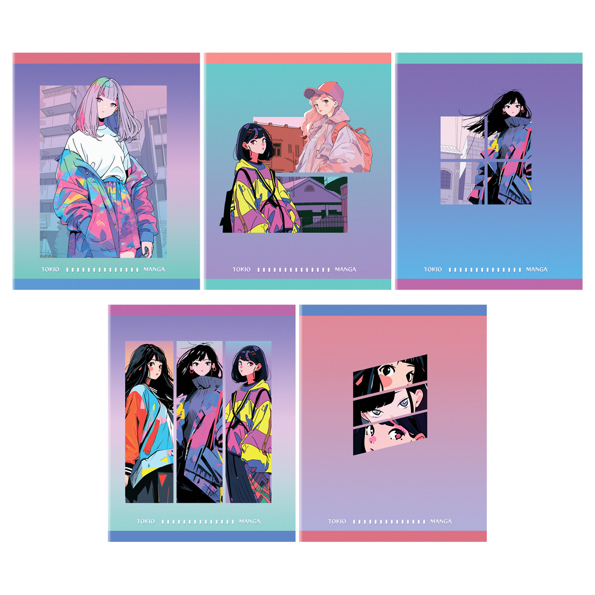 Тетрадь 48л., А5, клетка BG "МК_Anime"