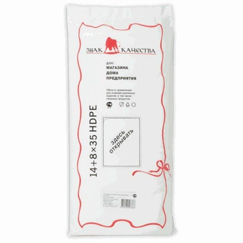Пакет фасовочный  ПНД 14+8х35 7мкм 1000шт./уп.