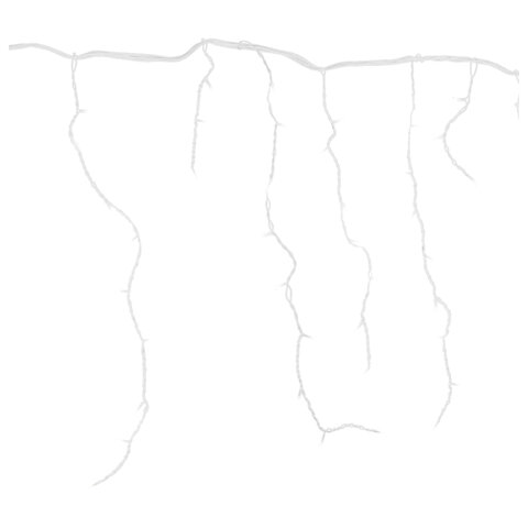 Электрогирлянда-бахрома уличная 25х0,7м, 400LED, холодный белый, 220V, контроллер, ЗОЛОТАЯ СКАЗКА, 592551, 592552